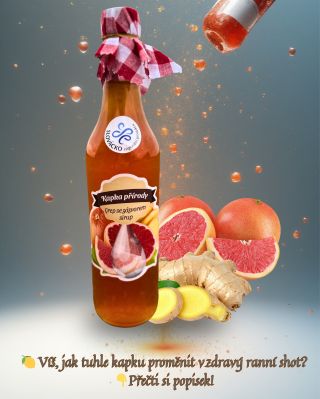 Grep a zázvor – síla, která tě nakopne 🍊💧 1 lžička do studené vody = osvěžující drink plný energie.🔥 V horké vodě posílí...