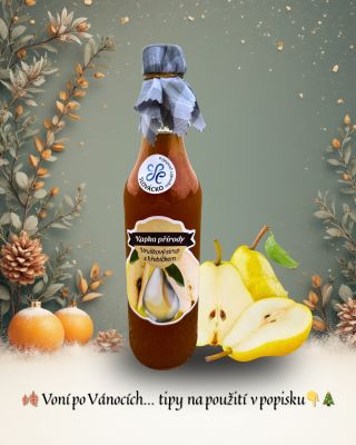 Hruška + hřebíček = teplo domova v lahvi 🍐 ☕ Do punče nebo čaje. 🥞 Přelij palačinky a vychutnej podzimní vůni Moravy! 🎁...
