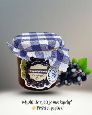 Džem z černého rybízu💜 výrazná, nekompromisní chuť plná vitaminu C a energie 🌿 �👉 Skvěle se hodí do lineckého cukroví, na...